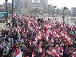 Beirut demonstration against Syrian occupation